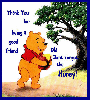Pooh Thanks for Being a Friend