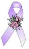 lavender ribbon -any kind of cancer