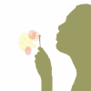 blowing bubbles