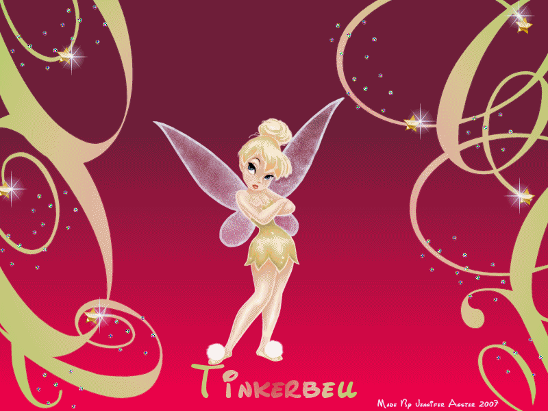 wallpapers tinkerbell. Swirly tinkerbell