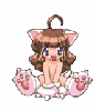 neko bathtime animated
