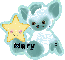 kitty with star