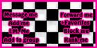 white/black checkered with pink 