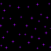 purple sparkles