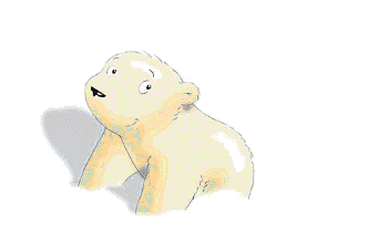 GIFs " Animals " polar bear.