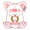 cute kawaii hey hey pig