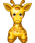cute blinking giraff