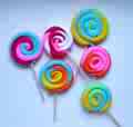 rainbow lollypops