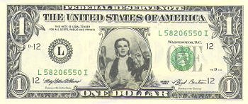 Dorothy on a bill