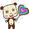 bear with a heart