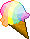 Rainbow Icecream Cone