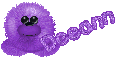 Purple Fuzzy Deeann