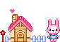 bunny house