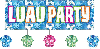 Luau Party banner