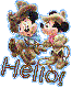 Mickey & Minnie - hello