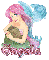 Angela - Pink Mermaid Sparkle