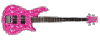 pink rock guitar
