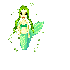 green mermaid