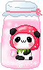 cute kawaii character panda