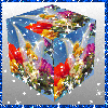 Tinkerbell (with sparkles) Cube