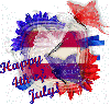 happy 4th sparkle butterfly