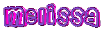 MELISSA purple pink pulse