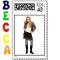 Hannah Montana Stamp- Becca
