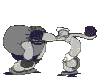 Popeye Punching Bluto