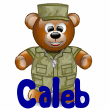 Military Soldier Teddy Bear- Caleb