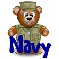 Military Soldier Teddy Bear- Navy