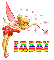 Tinkerbell GlitterSparkled Rainbow - Tabby