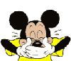 Mickey Mouse Laughing (animated)