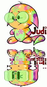Neopet Kacheek Disco wearing glasses (with water reflection)- Judi
