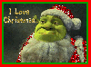 Santa Shrek from Shrek the Halls (glitter)- I Love Christmas...