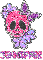 Jenniffer Skull with Flowers