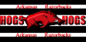 Arkansas Razorbacks -hogs-