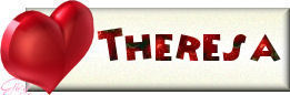 Heart Nameplate- Theresa