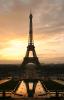 EIFFEL TOWER AT SUNSET/PARIS FRANCE