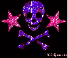 Glittery Skull