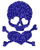 royal blue skull