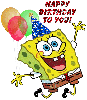 spongebob happy birthday to you