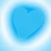 cute blue heart