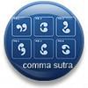 comma sutra button