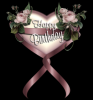 Pink Roses Birthday Heart
