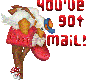 duck with mail