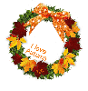 I love Autumn wreath