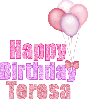 happy birthday teresa