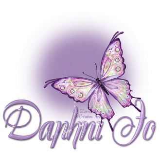DaphniJo Butterfly Bling Purple
