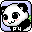 panda smiles