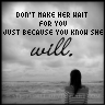 she will